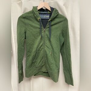 Playback Green Zip-Up Hoodie